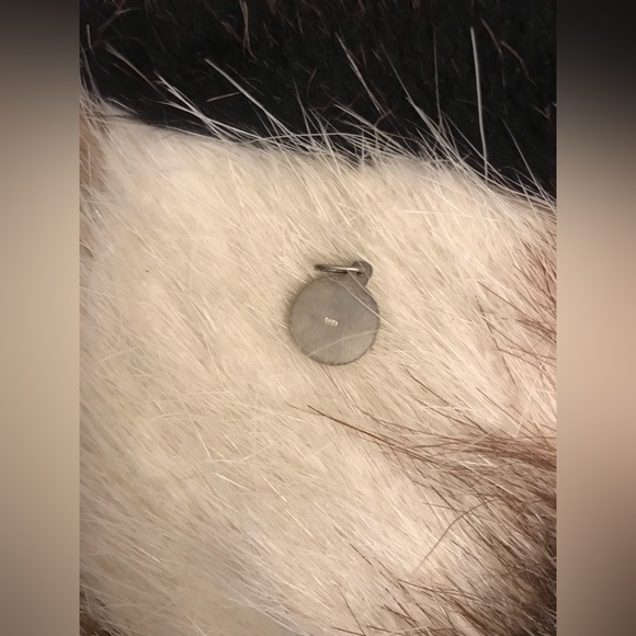 Vintage 925 Silver Pendant St. Mary with baby Jesus - Picture 5 of 7